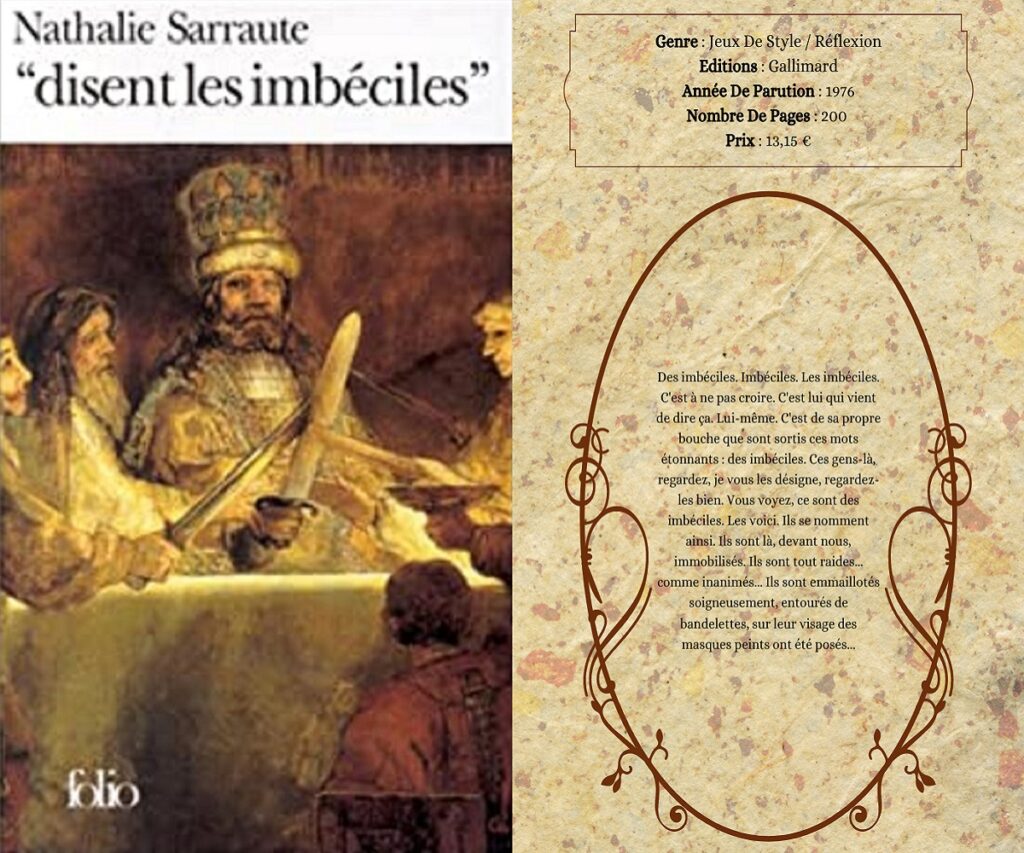 Autobiographie de Nathalie Sarraute : " Enfance "