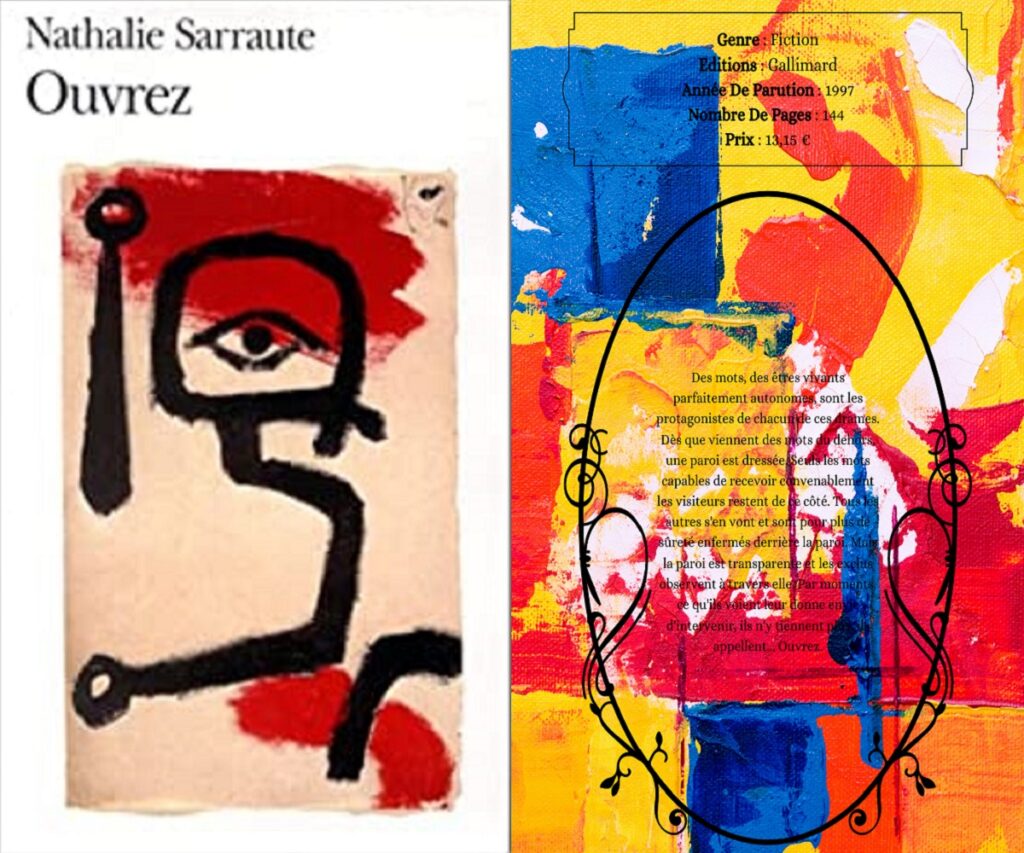 Autobiographie de Nathalie Sarraute : " Enfance "