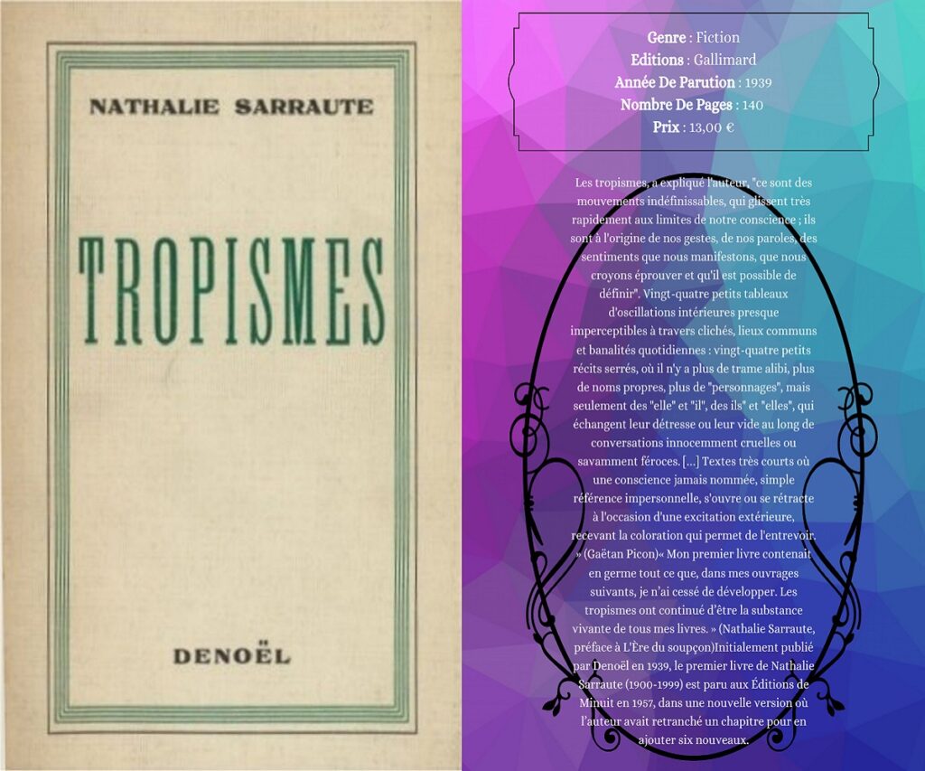 Autobiographie de Nathalie Sarraute : " Enfance "