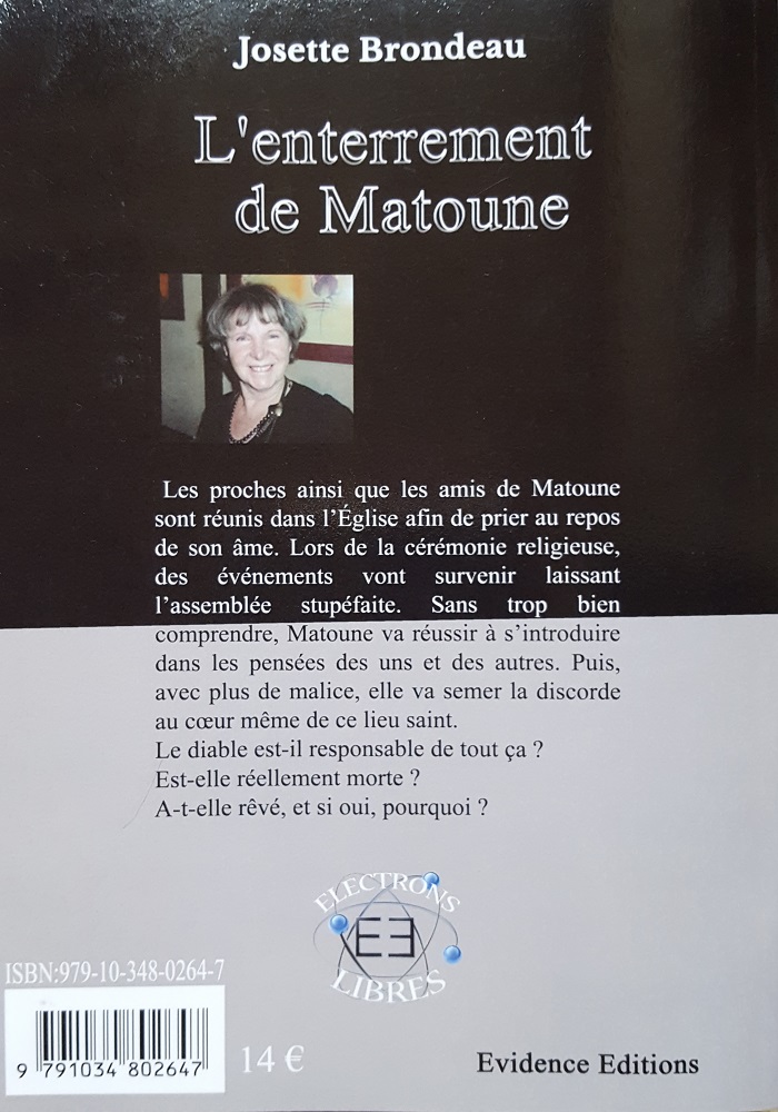 Fantastique de Josette Brondeau : " L'Enterrement De Matoune "
