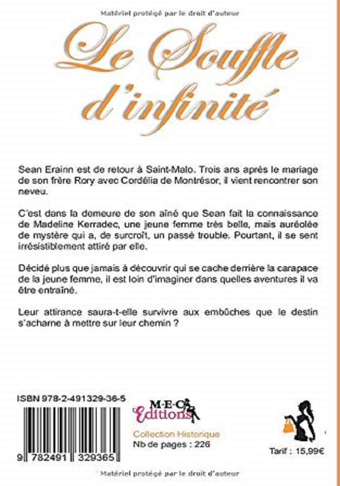 Romance de Thalie Perrot : " Le Souffle D'Infinité - Tome 2 "