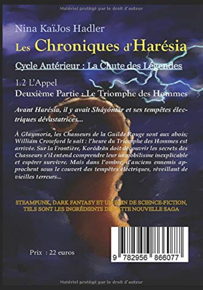 Fantaisie de Nina KaïJos Hadler : " Les Chronique D'Harésia - Tome 1.2 - L4Appel "