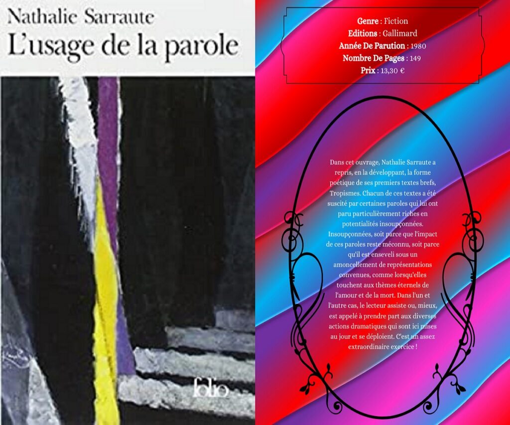 Autobiographie de Nathalie Sarraute : " Enfance "
