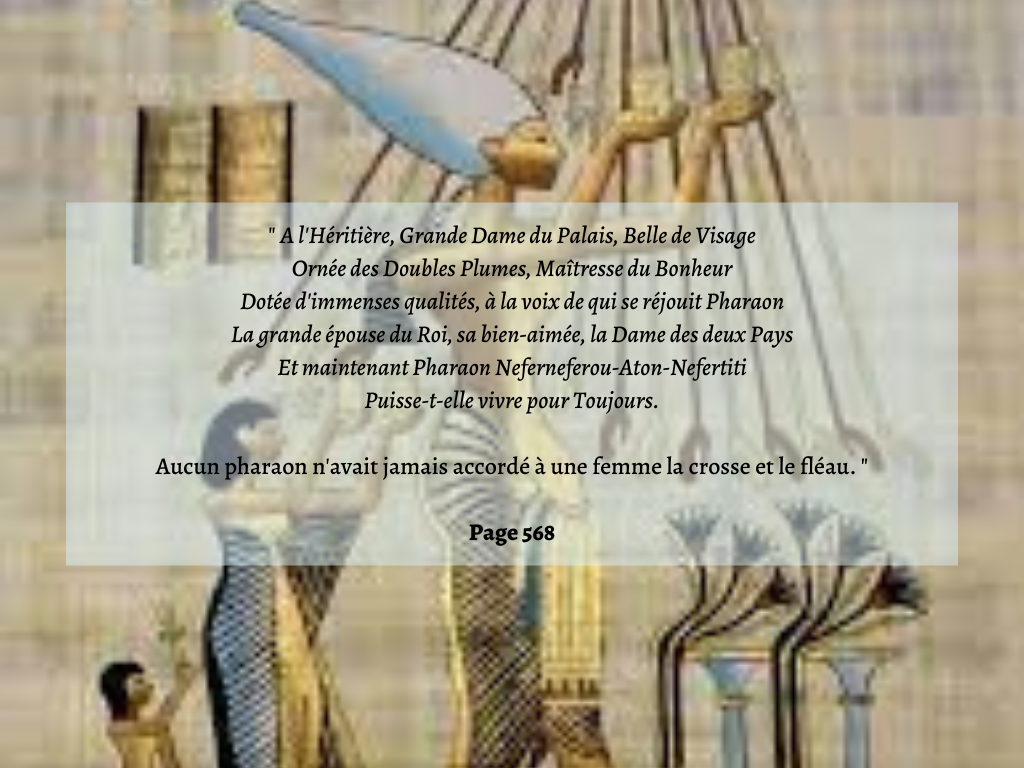 Fiction de Michelle Moran : " Les Rêves De Néfertiti "