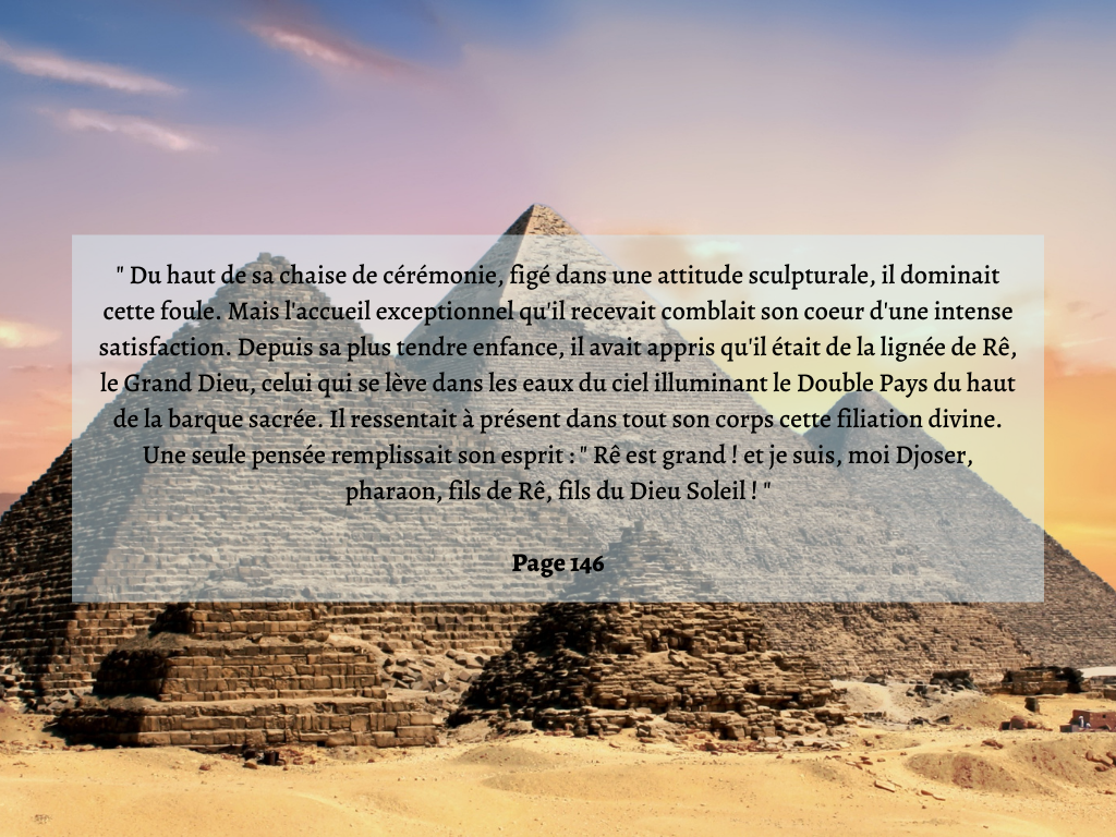 Fiction de Pierre Montlaur : " Imhotep, Le Mage Du Mage "