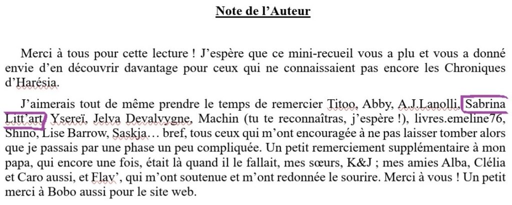 Fantaisie de Nina KaïJos Hadler : " Histoires Oubliée "
