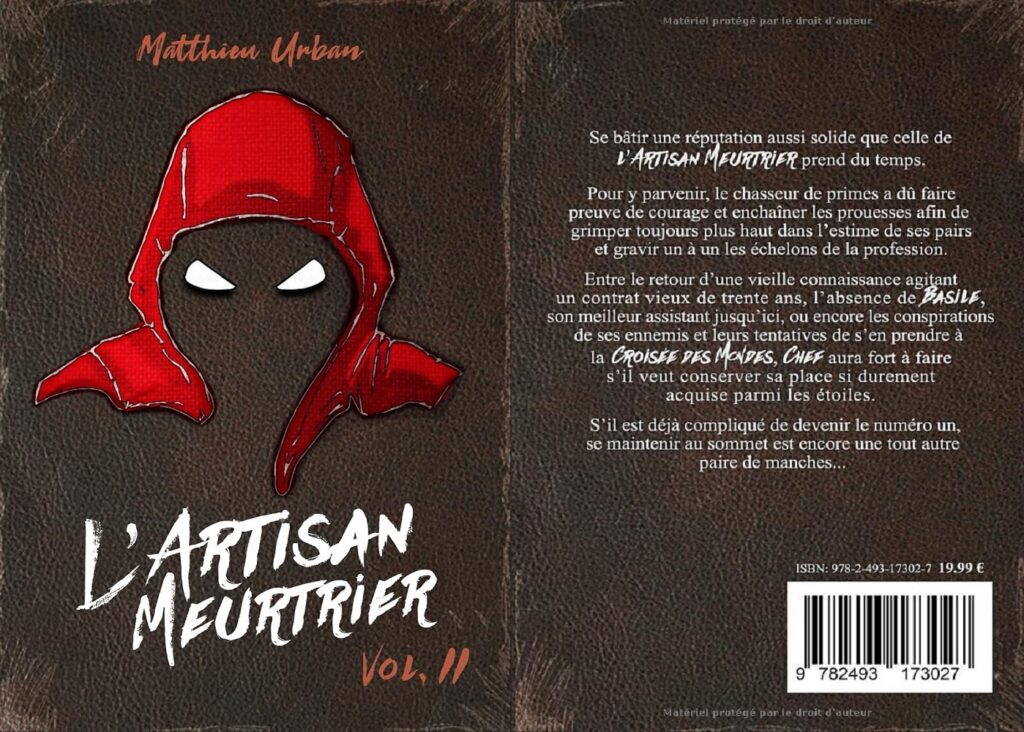 Dark Fantaisie de Matthieu Urban : " L'Artisan Meurtrier - Vol.1 "